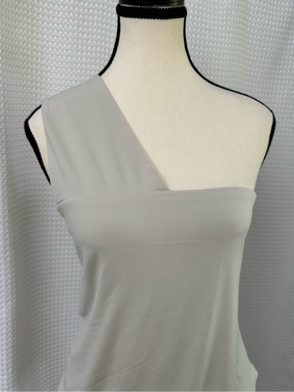 Dynamite One-Shoulder Bodysuit Size XL - Beige